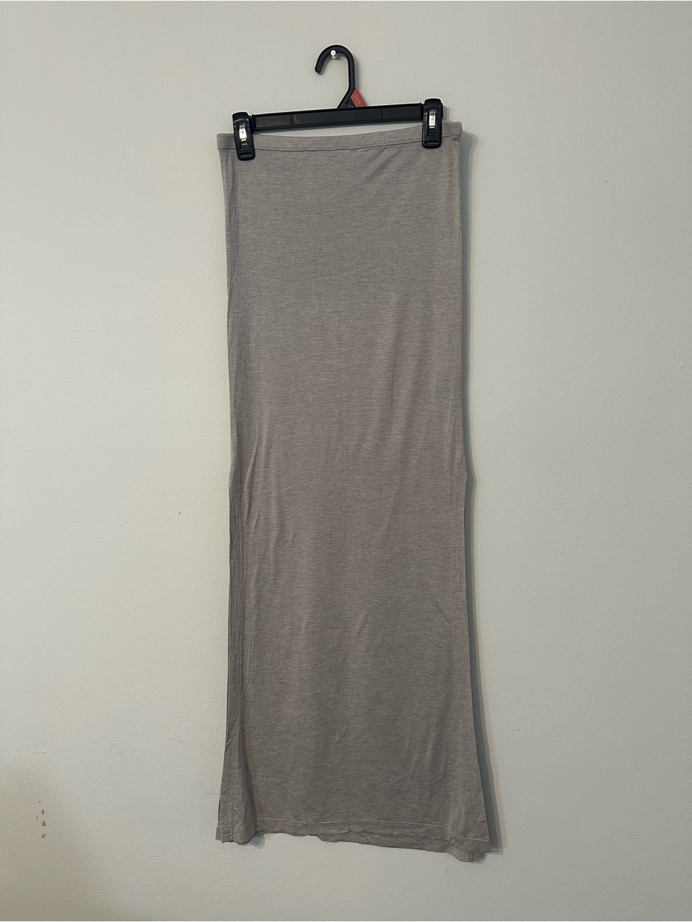 AllSaints Gray Maxi Skirt - Streamlined Knit
